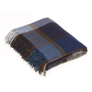 Bronte Pateley Throw Blue