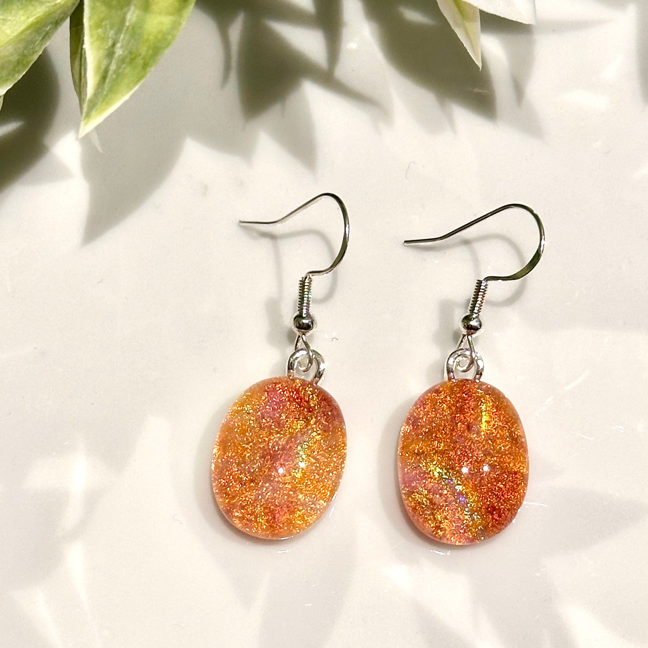 Samantha Abbott Glass  Drop Earrings