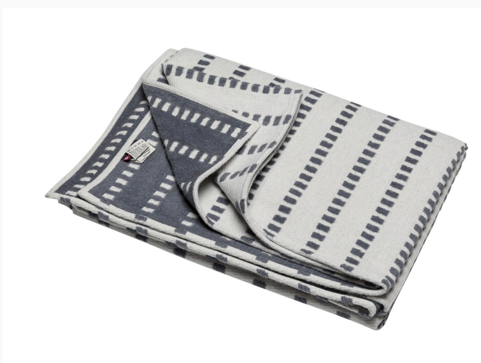 DF Deco Grey Squares Throw