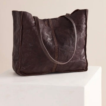 Juju Unlined Tote Chocolate